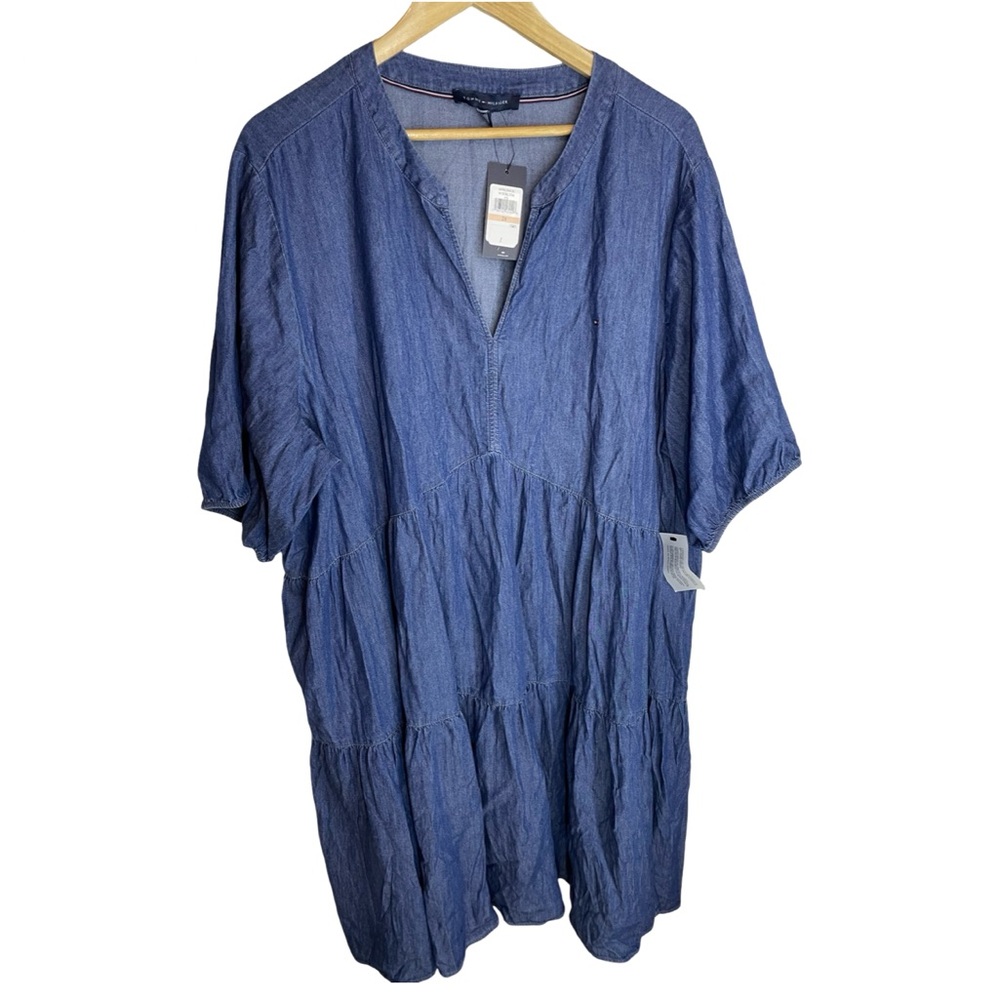 Tommy Hilfiger Indigo Denim short sleeve dress 2X